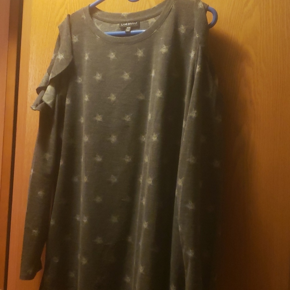 Cold shoulder sweater